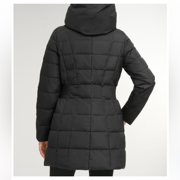 Cole Haan Women's 32" Signature Hooded Taffeta Down Coat-Size XL - NWT - Picture 3 of 3